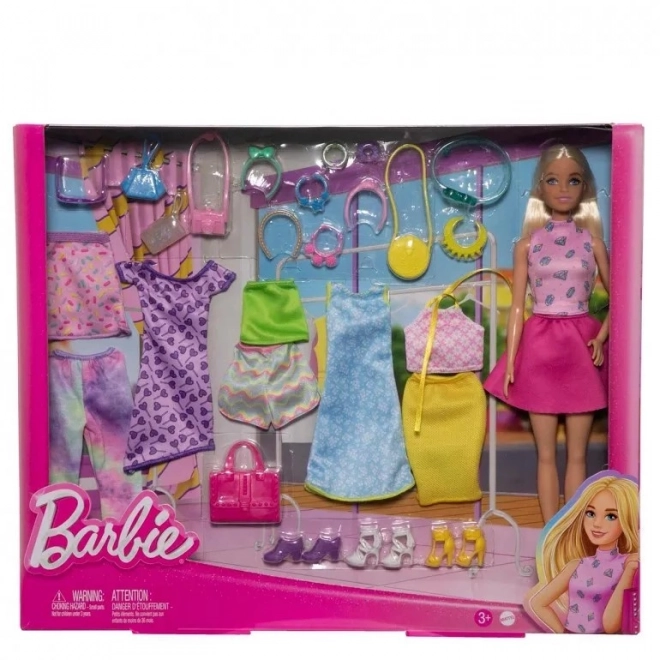 Barbie Barbie oblečení a panenka Mix-and-Match Fashions HKB07