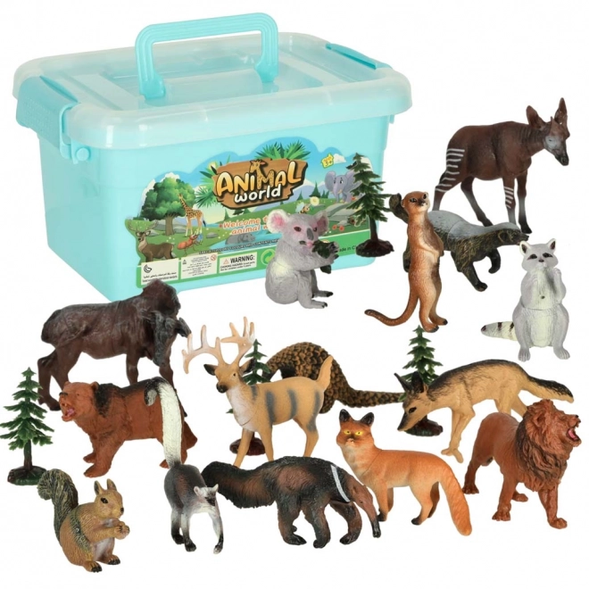 Zoo zvířecí figurky - 19 kusů