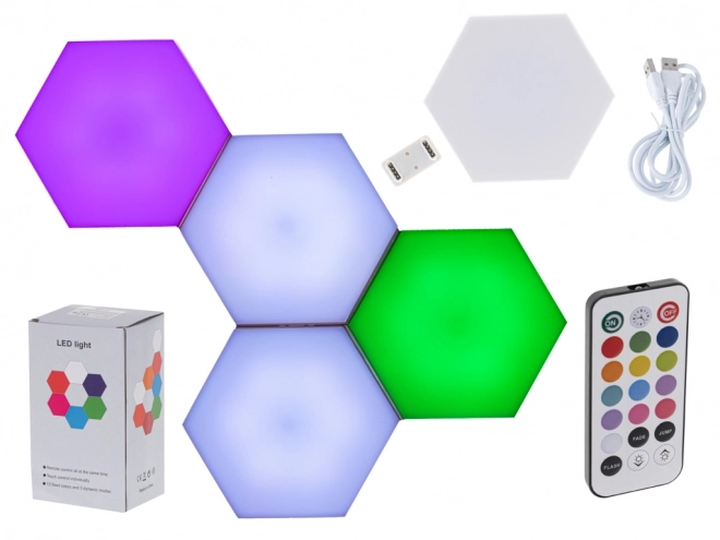 Nástěnná modulární LED lampa 5 ks