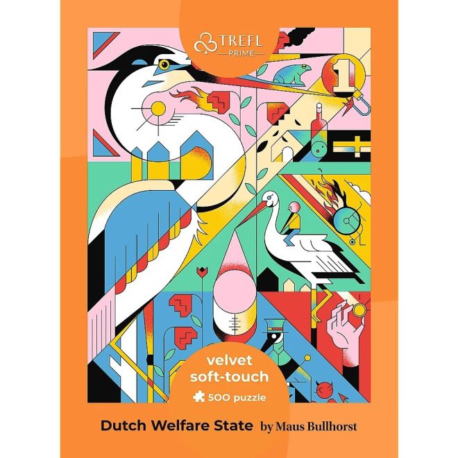 Puzzle 500 prvků UFT VELVET Nizozemský sociální stát