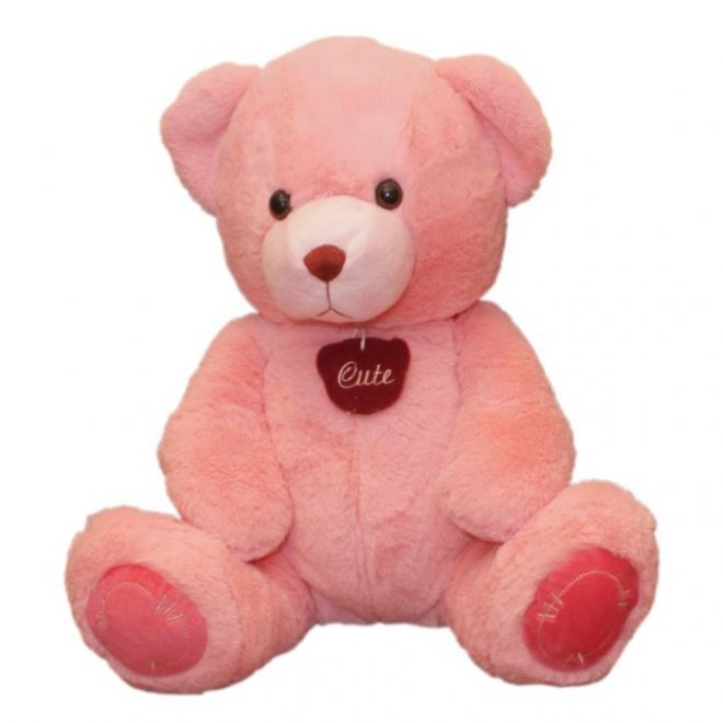 Plyšový medvídek Olaf růžový 34 cm
