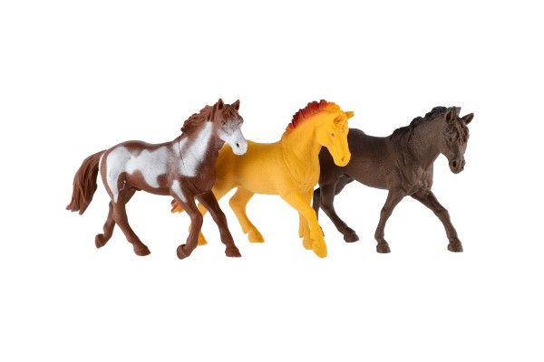 Kůň plast 13-15cm mix barev - 1ks
