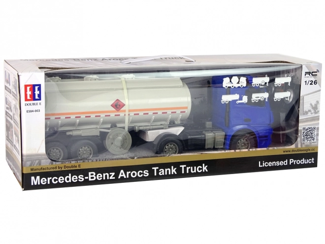 R/C Mercedes Arocs cisterna modrá 1:26 Voda