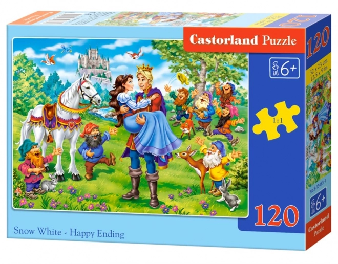 Puzzle Kráska a zvíře 120 dílků – šťastný konec