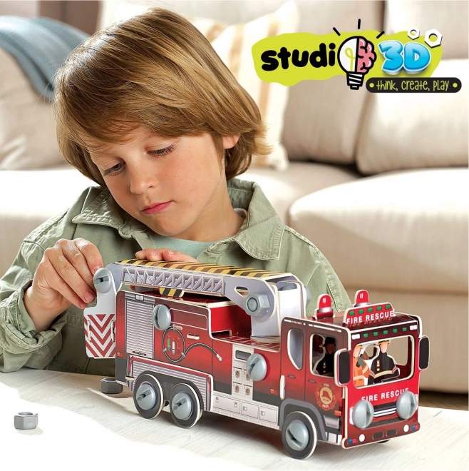 EDUCA Studio 3D model Hasičské vozidlo