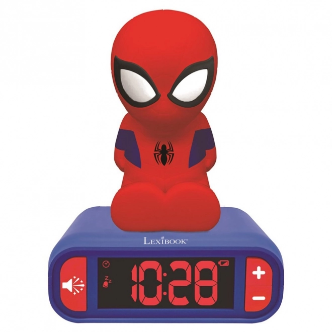 Dětský budík Spider-Man s nočním světlením