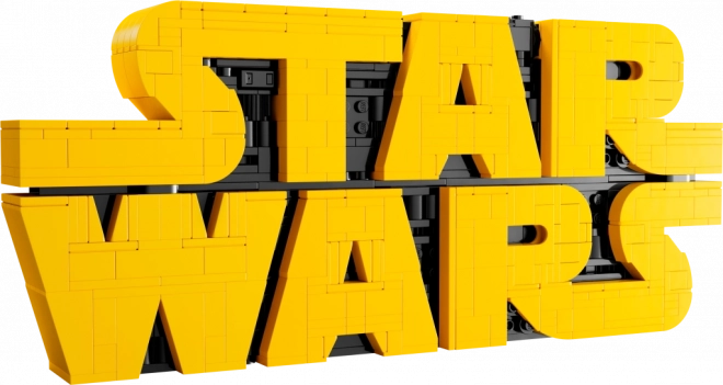 Lego Star Wars Logo z kostek