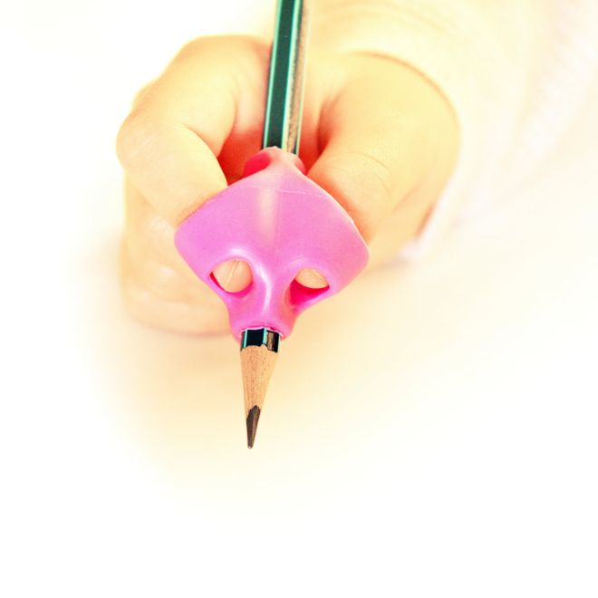 Pomůcka pro správné držení tužky – Růžová