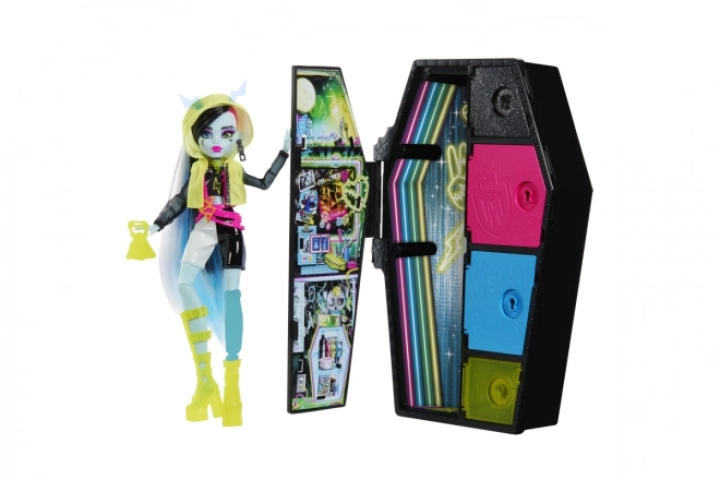 Monster High Skullimate secrets panenka neon - Frankie HNF79