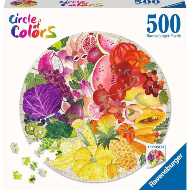 Puzzle 500 prvků Ovoce a zelenina