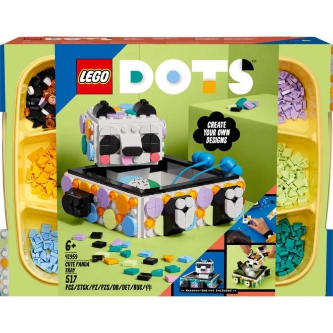 LEGO Dots 41959 Roztomilá pandí přihrádka