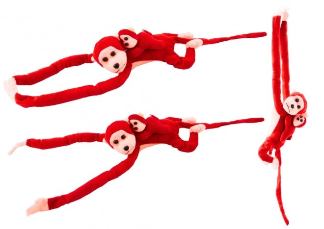 Plyšový maskot Baby Monkey Red 90 cm