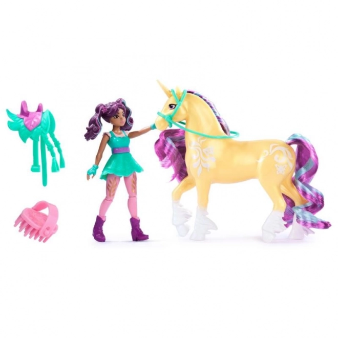 Unicorn academy figurky 11 cm ava a leaf