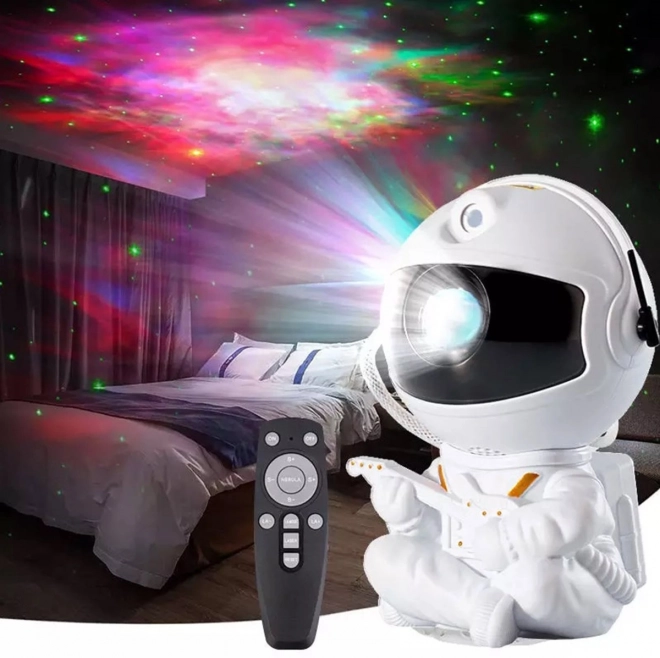 Černý projektor Astronaut s kytarou