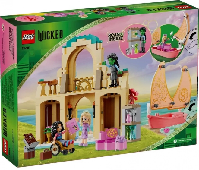 LEGO Klocki Wicked 75681 Glinda, Elphaba a Nessarose na univerzitě Shiz