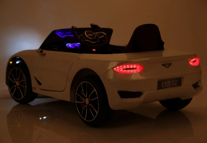 Elektrické autíčko Bentley EXP 12 Lakované bílé