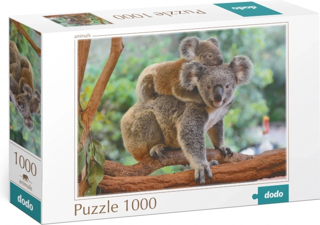 Dodo puzzle koala s mládětem 1000 dílků