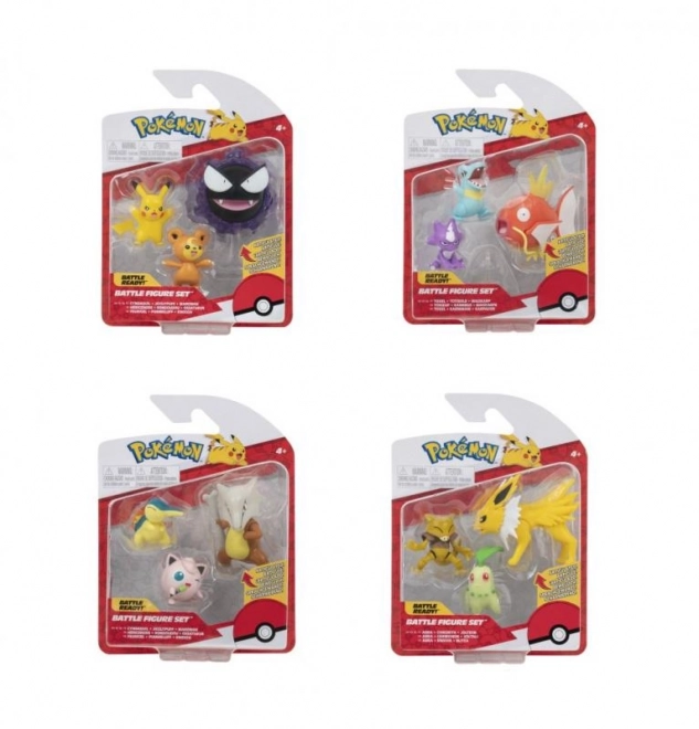 Pokemon figurky - 3 ks v balení