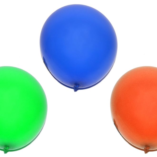 Metalické balónky nafukovací 26 cm - sada 10 kusů