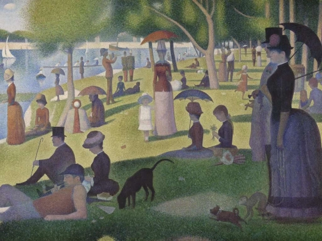 Puzzle Nedělní odpoledne - La Grande Jatte