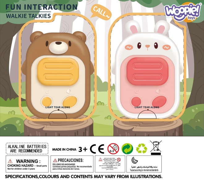 Woopie sada 2 vysílaček Walkie Talkie