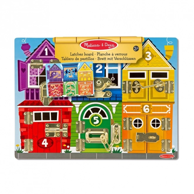 Zámky a bezpečnostní deska Melissa and Doug