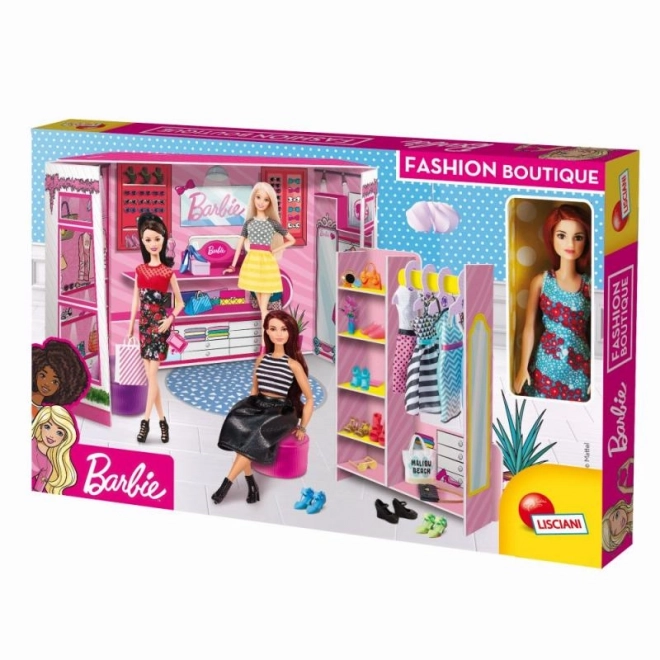 Lisciani Barbie módní butik s panenkou