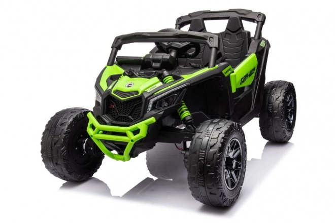 Auto na baterii Buggy Can-Am zelený lakovaný