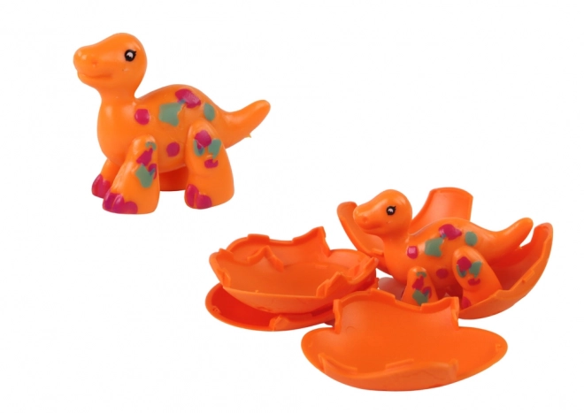 Kouzelný praskající dinosaurus ve skořápce vejce 4 barvy 6 cm