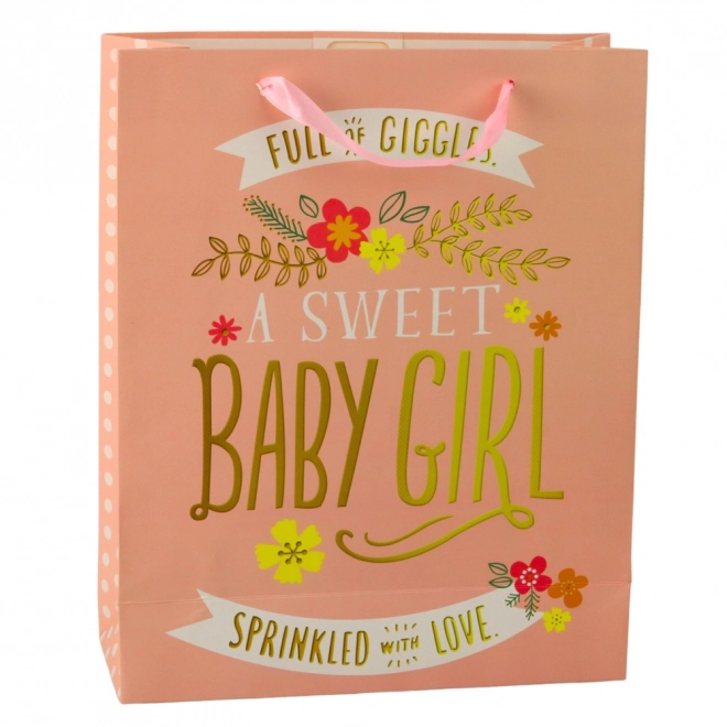 Dárková taška na oslavu narození Baby Shower pro dívku