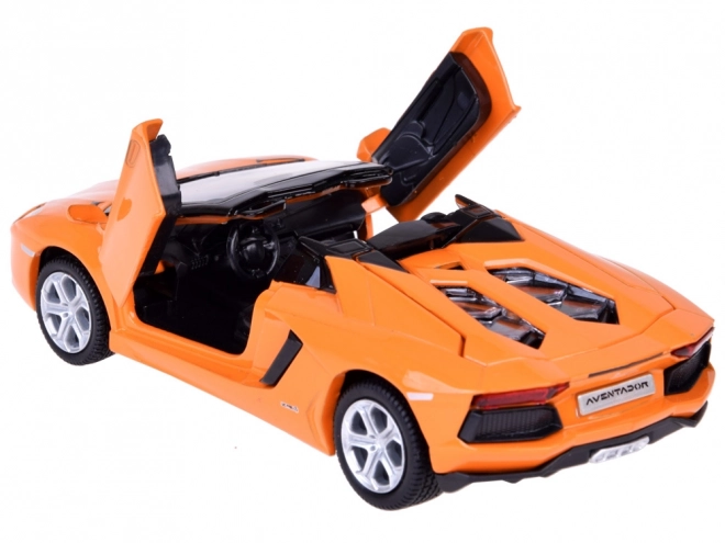 Kovový model auta Lamborghini Aventador Roadster 1:32 interaktivní