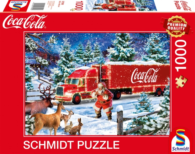 Puzzle Coca Cola: Vánoční kamion