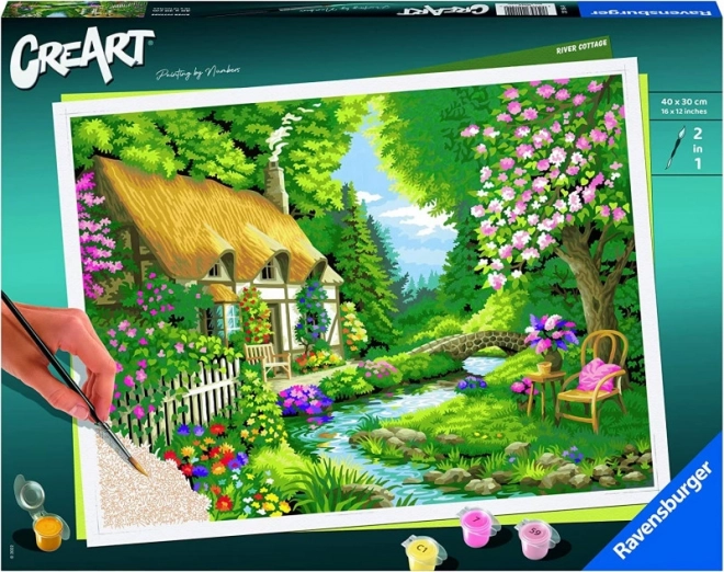 Malba CreArt Premium Series B Dům u řeky
