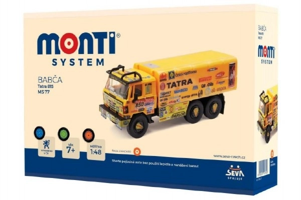 Stavebnice Monti System MS 77 Babča Tatra 815 1:48 v krabici 22x15x6cm