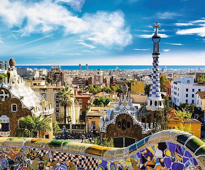 Puzzle Park Güell Barcelona 1500 dílků