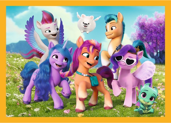 TREFL Puzzle My Little Pony: Seznamte se s poníky 4v1 (35,48,54,70 dílků)