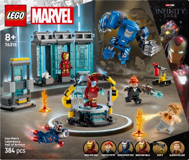 LEGO Marvel Iron Man a jeho laboratoř