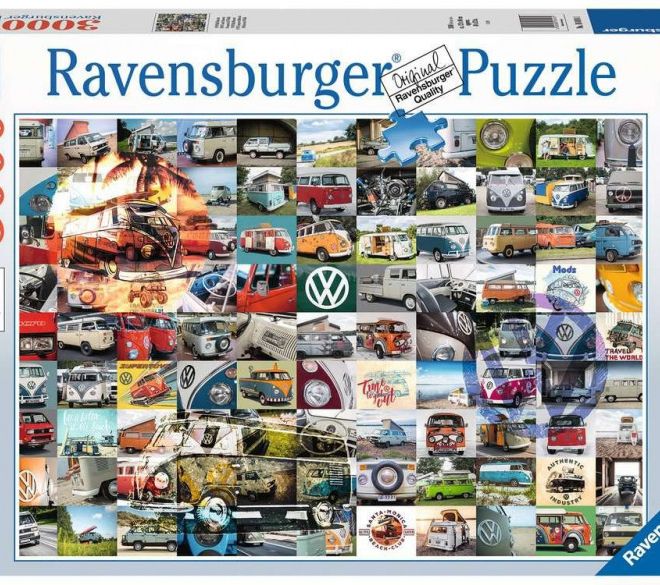 Puzzle 3000 prvků 99 VW momentek