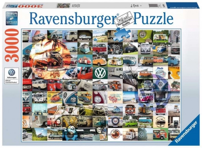 Puzzle 3000 prvků 99 VW momentek