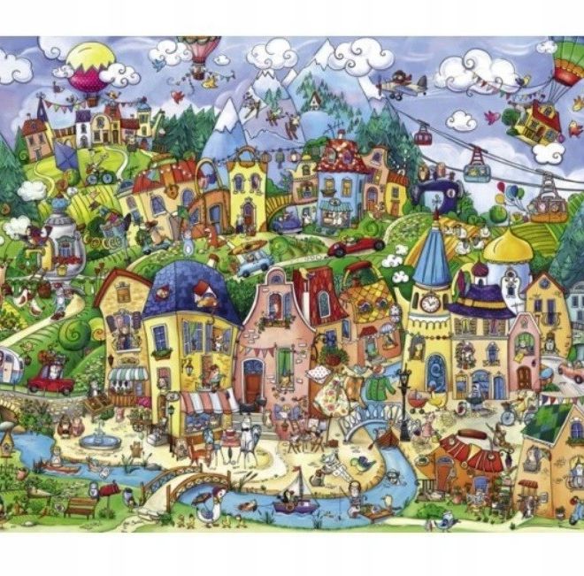 Puzzle Happy City 1500 prvků