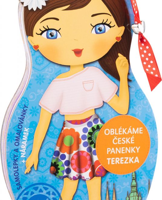 Oblékáme české panenky TEREZKA – omalovánky