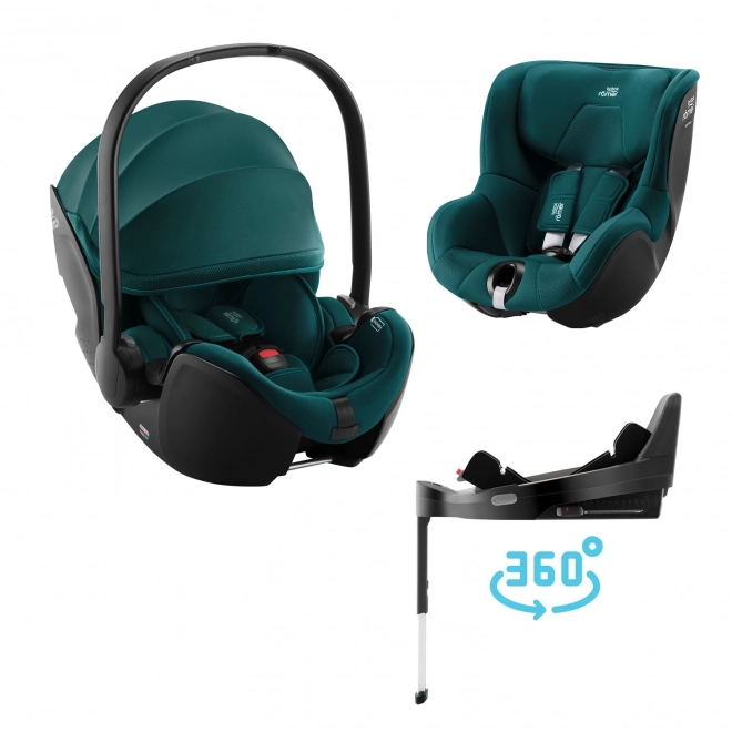 Autosedačka pro miminka Baby-Safe Pro a Dualfix 5Z s bází Vario Base 5Z - Atlantic Green