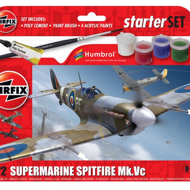 Model k sestavení Malá sada pro začátečníky Spitfire MkVc