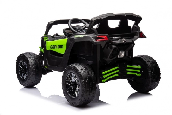 Auto na baterii Buggy Can-Am zelený lakovaný