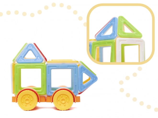 Magnetické stavebnice mini magical magnet - 38 ks