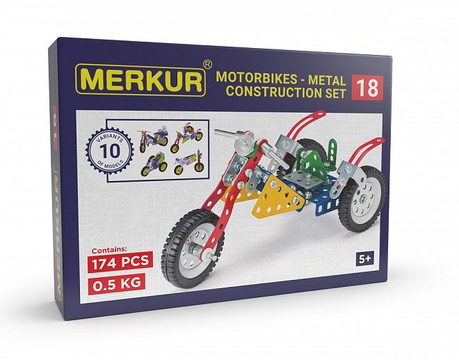 Merkur 018 Motocykly - 182 dílů