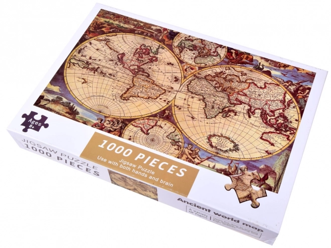 Antická mapa světa puzzle 1000 dílků