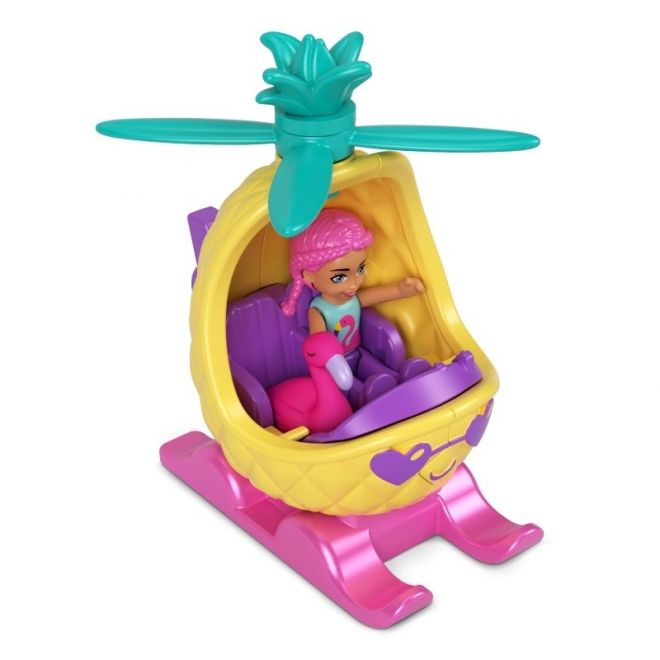 Polly Pocket Pollyville Vrtulník Ananas Figurky