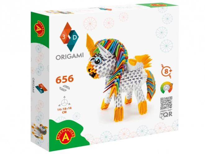 Alexander kreativní 3D Origami Jednorožec