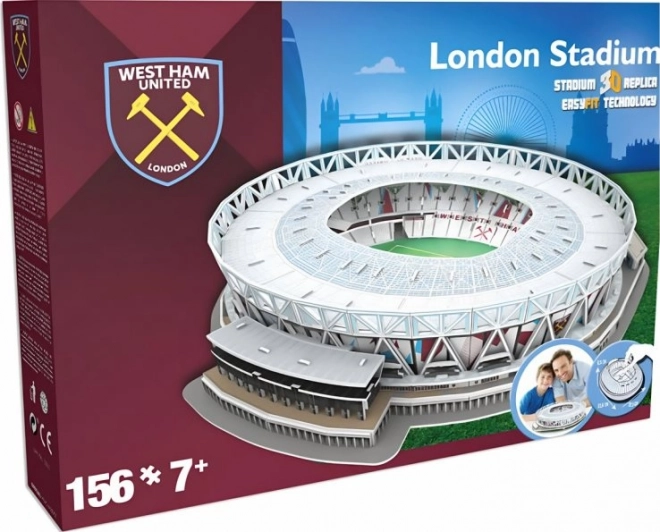 STADIUM 3D REPLICA 3D puzzle Stadion London - West Ham United FC 156 dílků